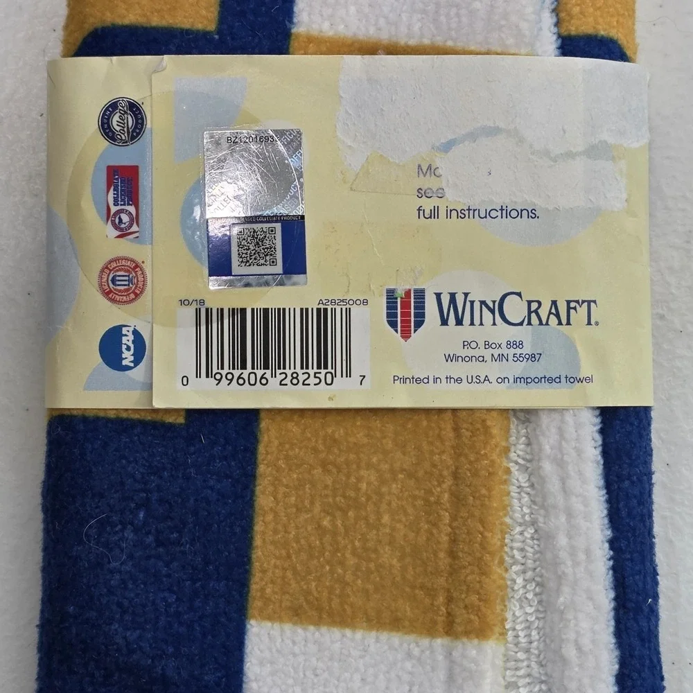 West Virginia Mountaineers Burp Cloth NCAA Infant WV Baby Towel Gift Baby Shower